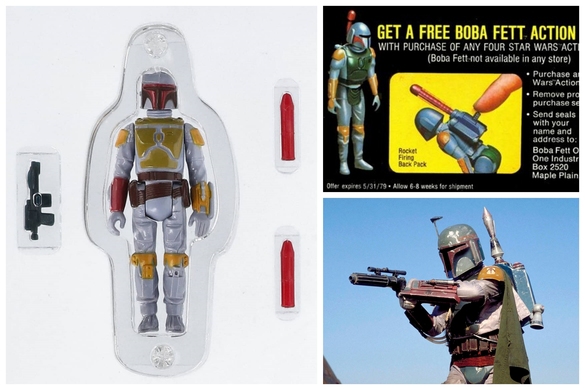 Rocket firing bobba fett collectible most expensive action figure